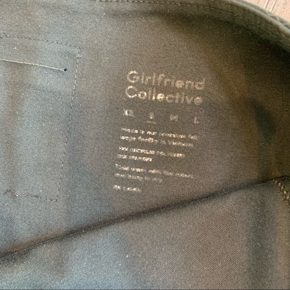Girlfriend Collective Black Compressive High Rise Sustainable Leggings Small - Picture 8 of 9